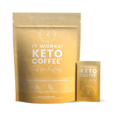 IT WORKS! Keto Coffee – Original | Fasting-Friendly Instant Keto Coffee Mix (15 Packets).