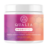 Qualia Probiotic+ | All-in-One Gut Support with Probiotics, Enzymes & Fermented Blend.
