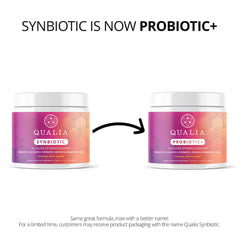 Qualia Probiotic+ | All-in-One Gut Support with Probiotics, Enzymes & Fermented Blend.