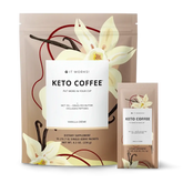 IT WORKS! Keto Coffee – Vanilla Crème | Instant Keto-Friendly Coffee Mix (15 Packets).