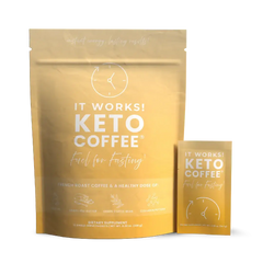 IT WORKS! Keto Coffee – Original | Fasting-Friendly Instant Keto Coffee Mix (15 Packets)
