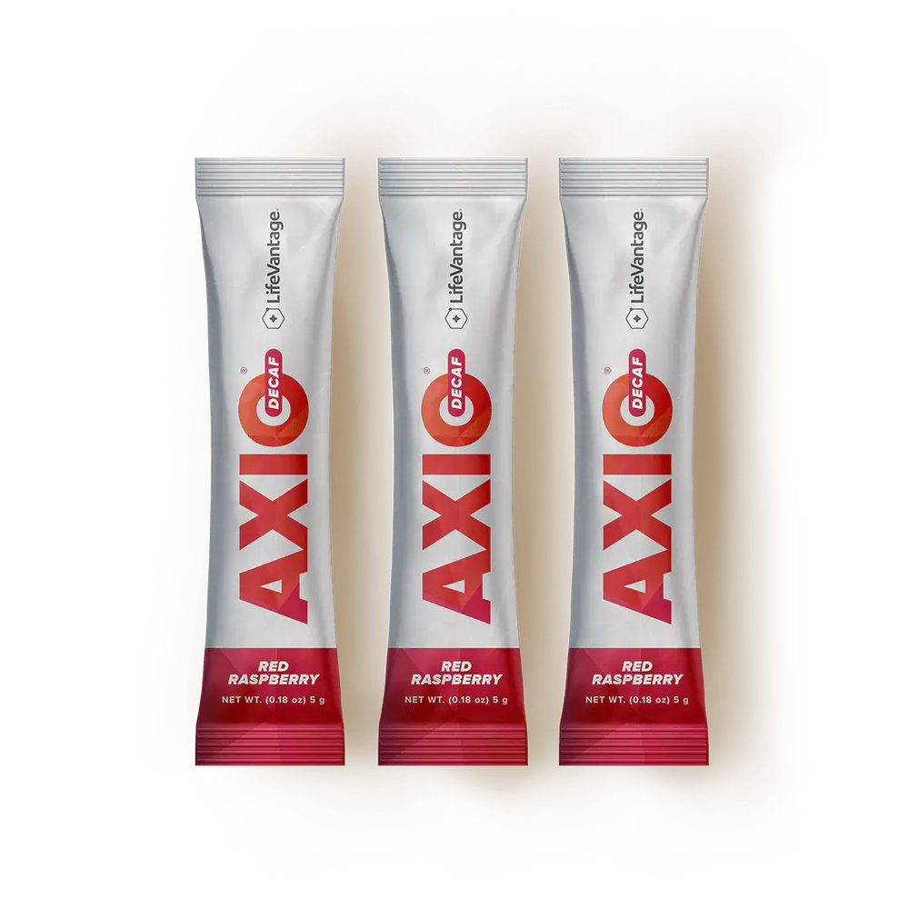 Lifevantage AXIO Decaf Smart Energy Drink Mix – Caffeine-Free Nootropic Focus & Energy Support (30 Packs).