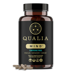 Qualia Mind Caffeine Free 2.0 – Premium Nootropic Formula (120 Capsules).