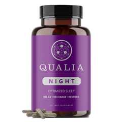 Qualia Night | Natural Support for Deep Restorative Sleep & Morning Energy