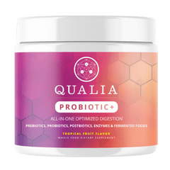 Qualia Probiotic+ | All-in-One Gut Support with Probiotics, Enzymes & Fermented Blend