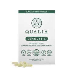 Qualia Senolytic – Two-Day Cellular Rejuvenation Regimen (12 Capsules).