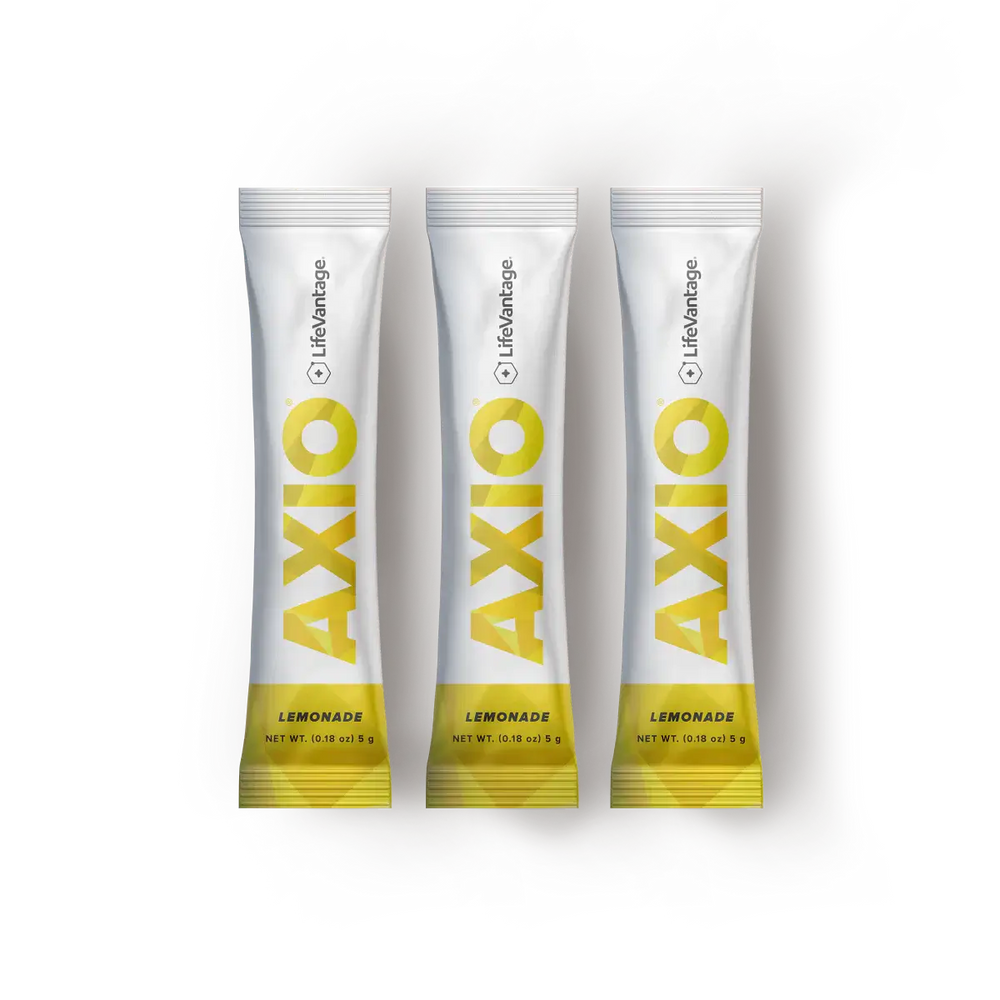 Lifevantage AXIO Regular Smart Energy Drink Mix – Nootropic Energy with Natural Caffeine (30 Packs).