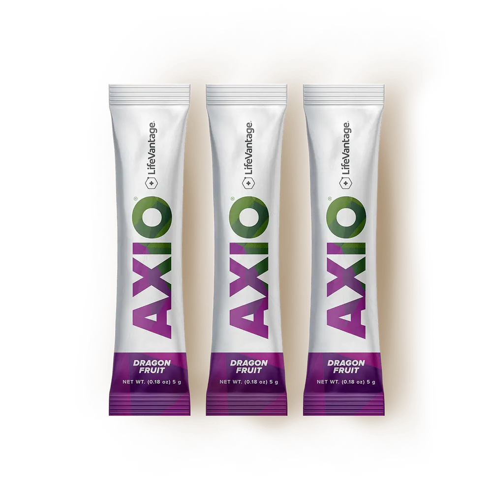 Lifevantage AXIO Regular Smart Energy Drink Mix – Nootropic Energy with Natural Caffeine (30 Packs).