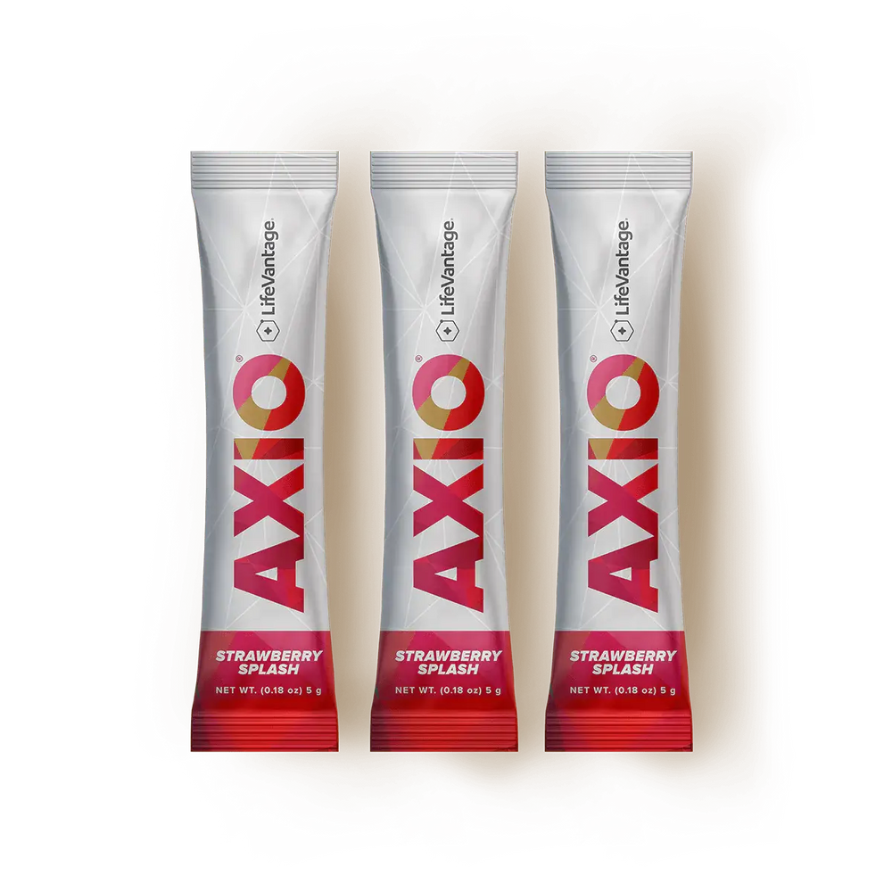 Lifevantage AXIO Regular Smart Energy Drink Mix – Nootropic Energy with Natural Caffeine (30 Packs).