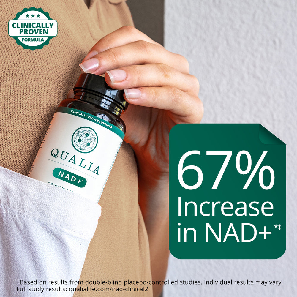 Qualia NAD+ | Advanced Cellular Energy & Vitality Formula | 14 Premium Ingredients.