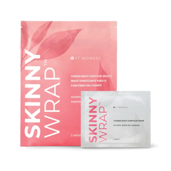 It Works Skinny Wrap – Toning & Firming Body Wraps with Seaweed, Green Tea & Guarana (3 Wraps)